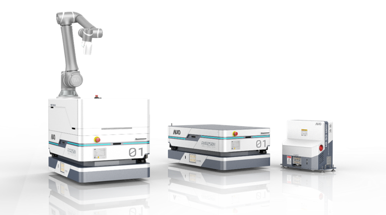 BG视讯數位開發的自主式移動機器人（AMR250M），搭配全向輪並結合AI演算法、2D LiDAR、3D攝影機等技術，協助客戶實現產線全自動化